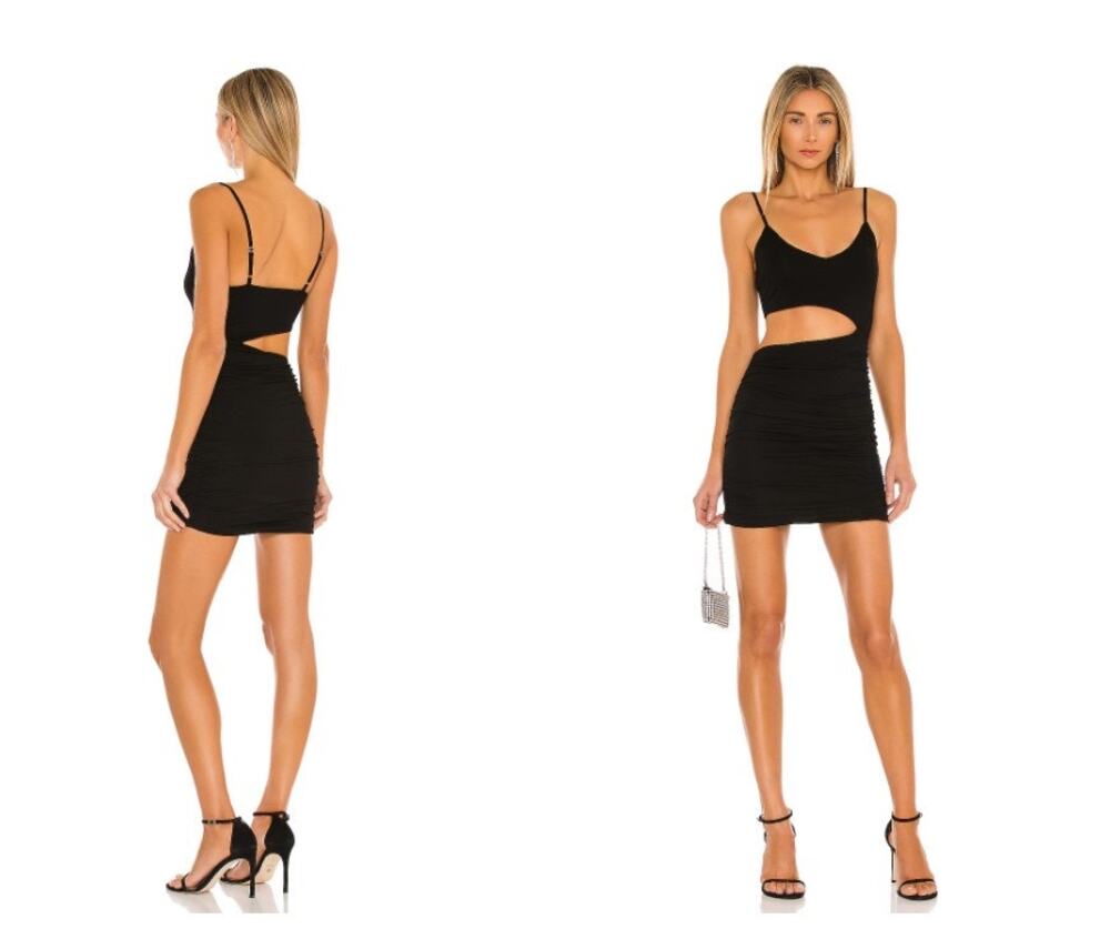 Superdown Darcey Ruched Mini Dress
